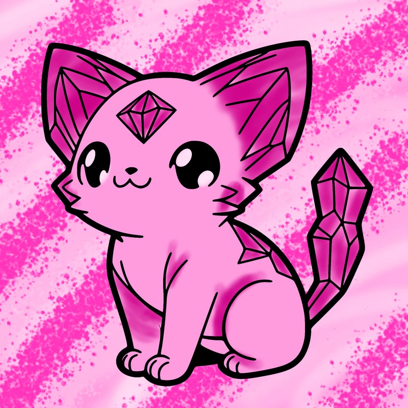 crystal kitten