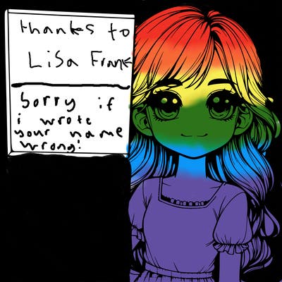 realistic pretty girl holding up blank sign