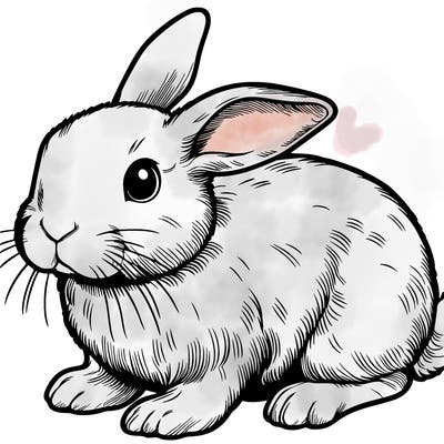 realistic bunny