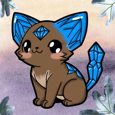crystal kitten