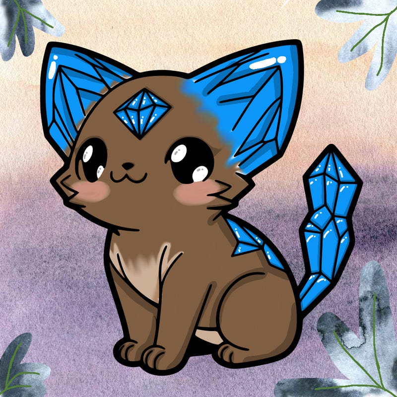 crystal kitten