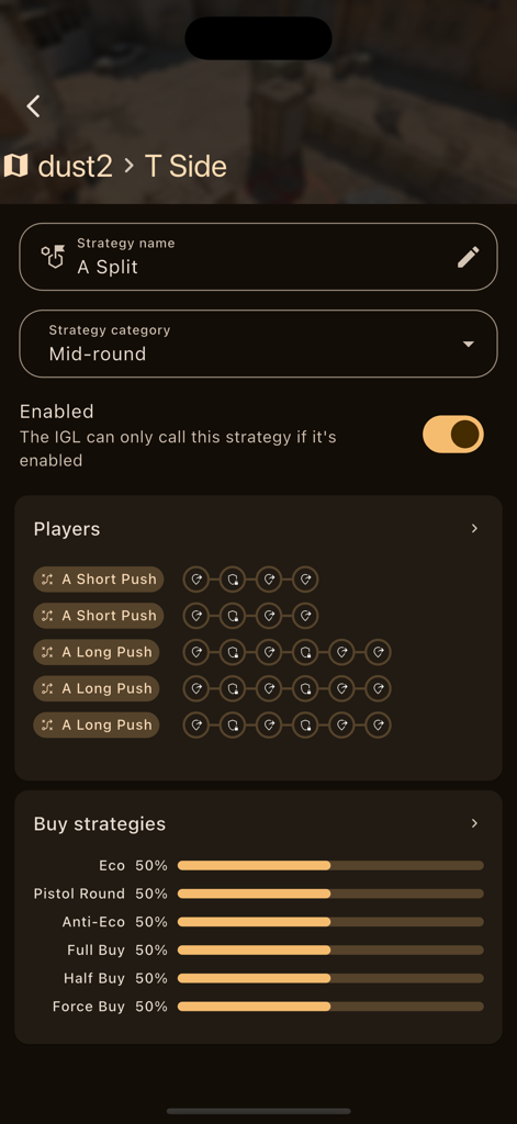 ESMO: Esports Manager Online - Tactical FPS strategy and economy settings in ESMO Esports Manager