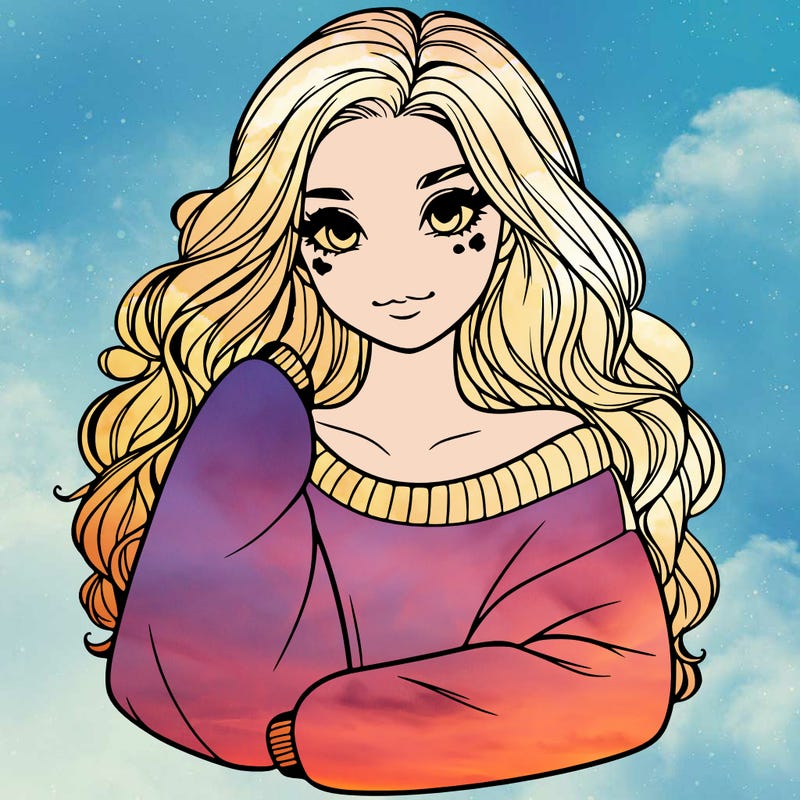 a beautiful girl in a big sweatshirt