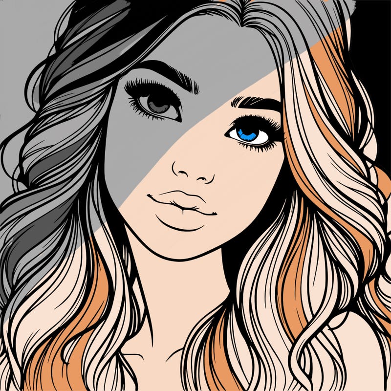 beautiful realistic girl