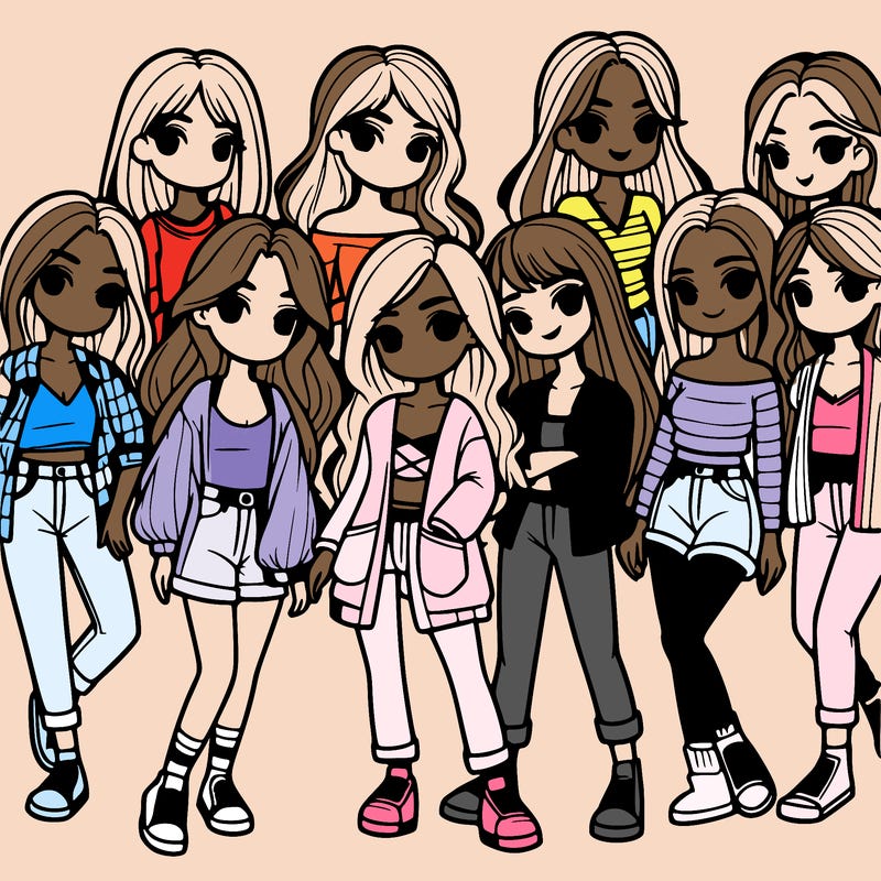 group of girls