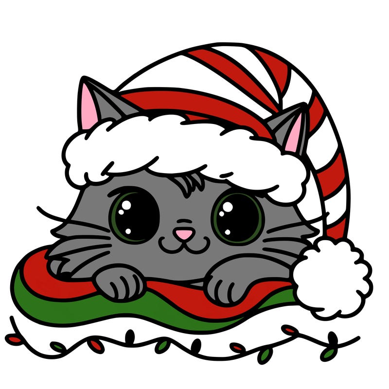 cat christmas