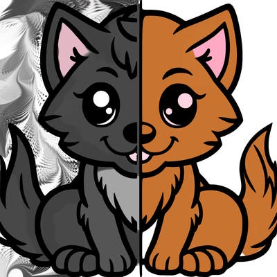 split wolf