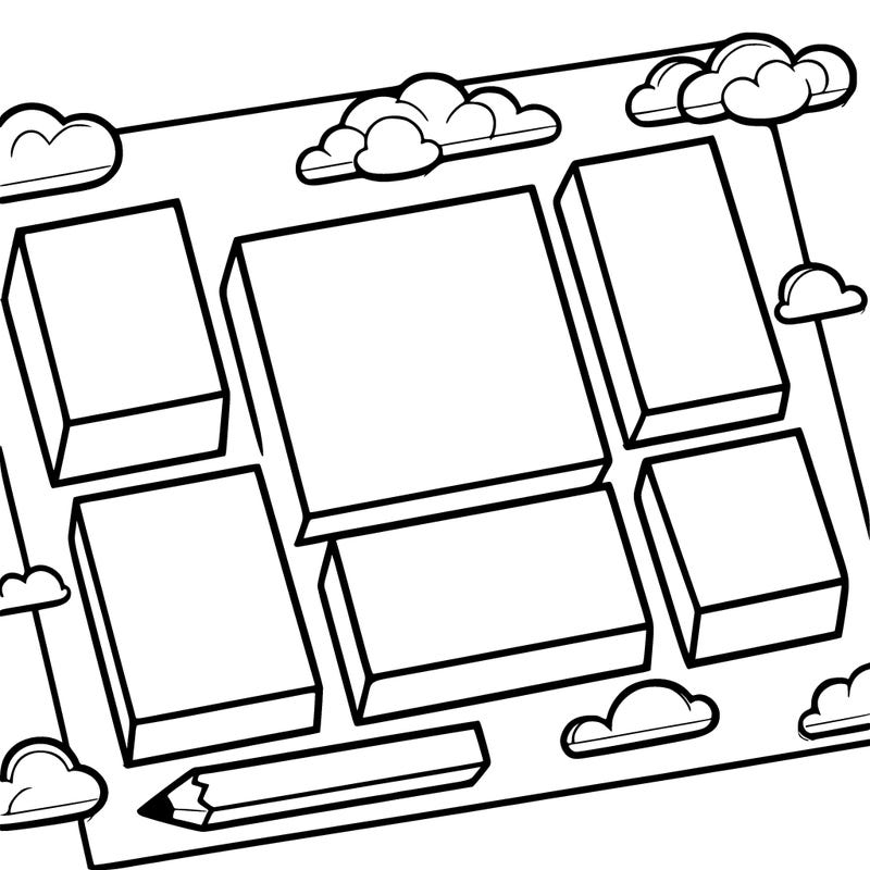 5 rectangles on the paper