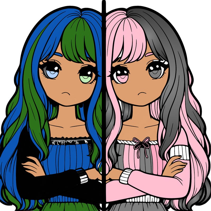 realistic girls split