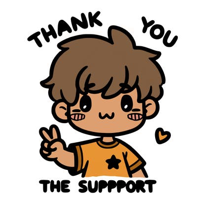 thank you for the support