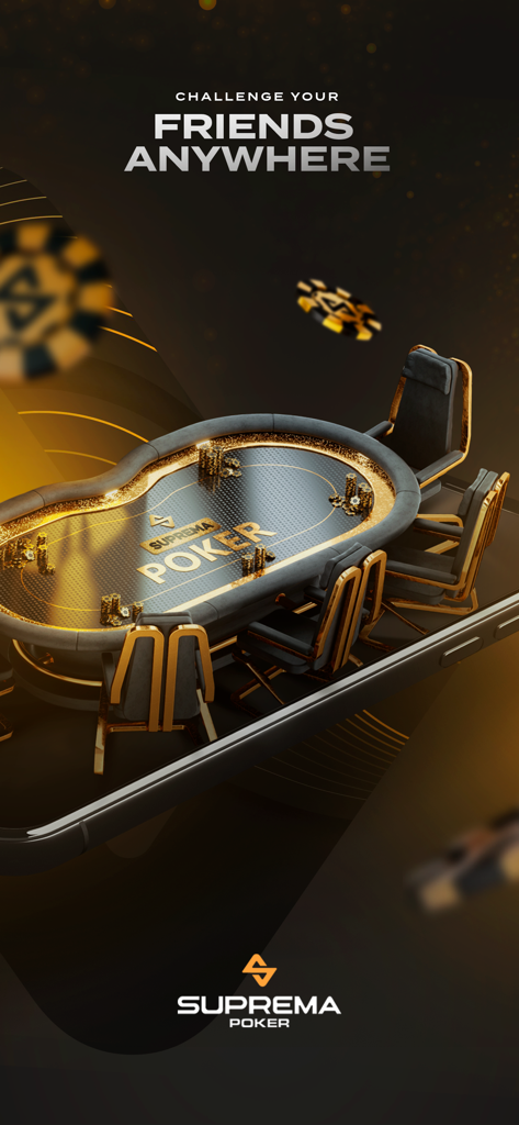 Suprema Poker - Luxury poker table on a smartphone for Suprema Poker app