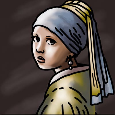 girl with the pearl earring painting