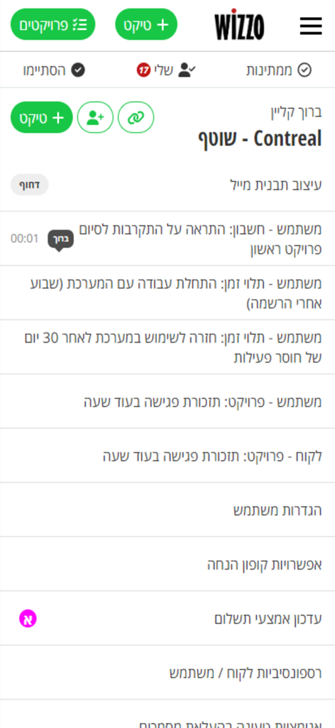 Todo: Business Task Management - Interface of the Todo app showing ticket management and business task lists