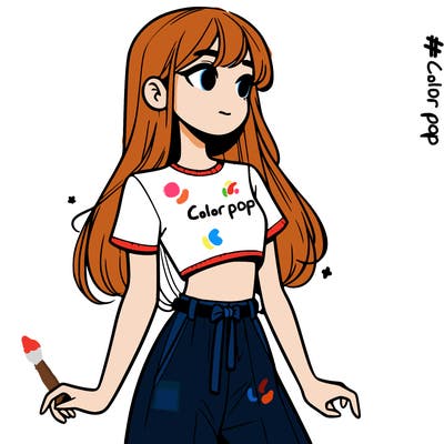 girl in a cute crop top