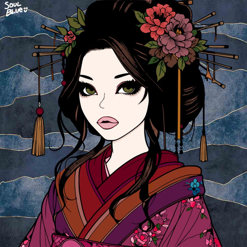 a realistic fantasy geshia