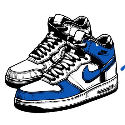 realistic nike air shoes