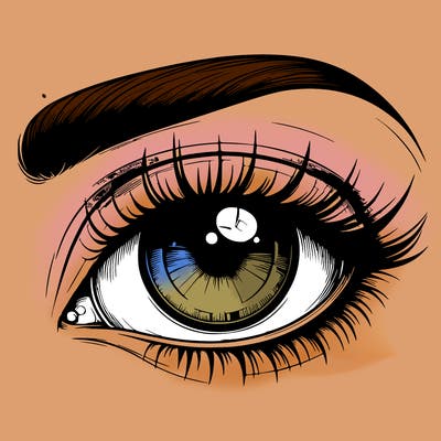 realistic eye