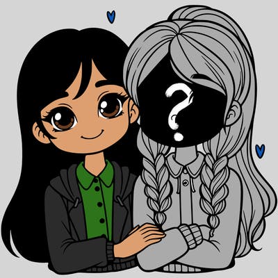 two girl best friends