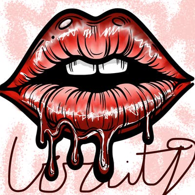 lips that look realistic and drip