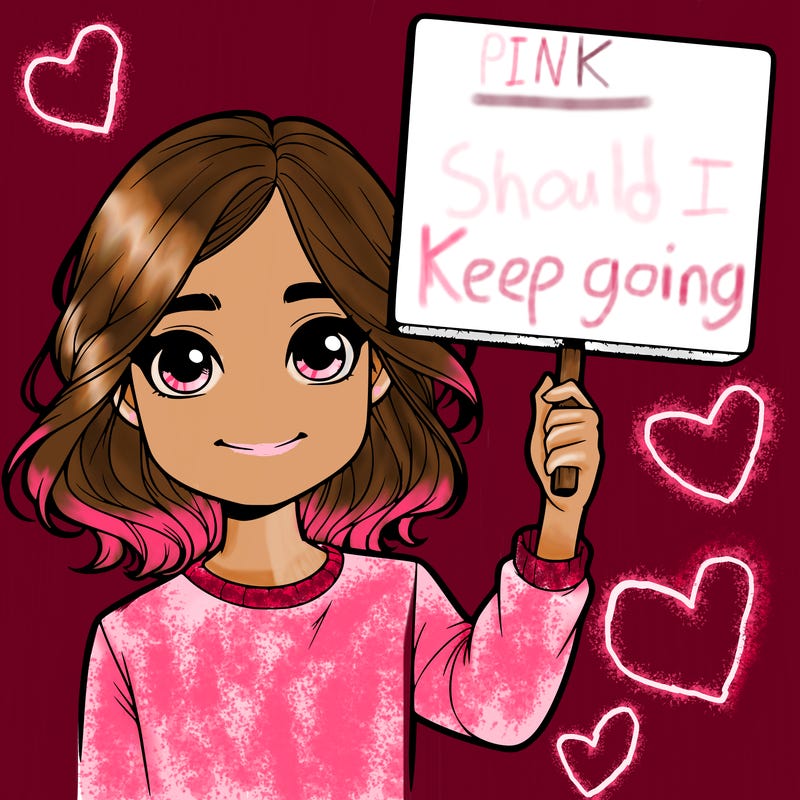 realistic girl holding up a sign