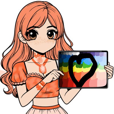 realistic pretty girl holding blank sign