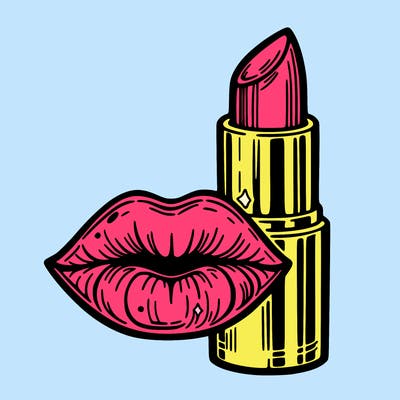 lips and lipstick