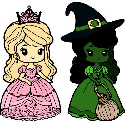 princess as a witch