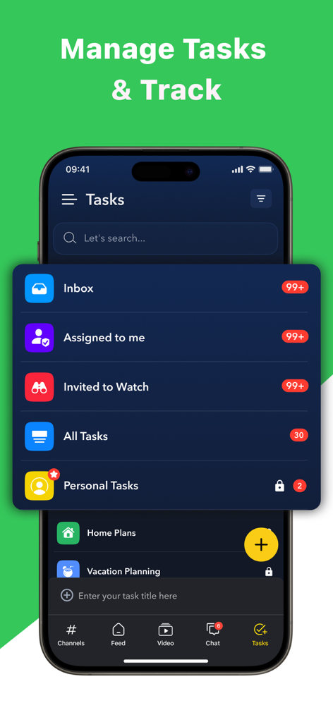 Interface of Pepul social network app showing the task management and tracking dashboard