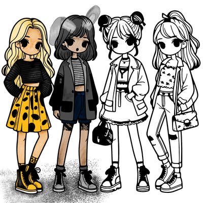girls with fashion