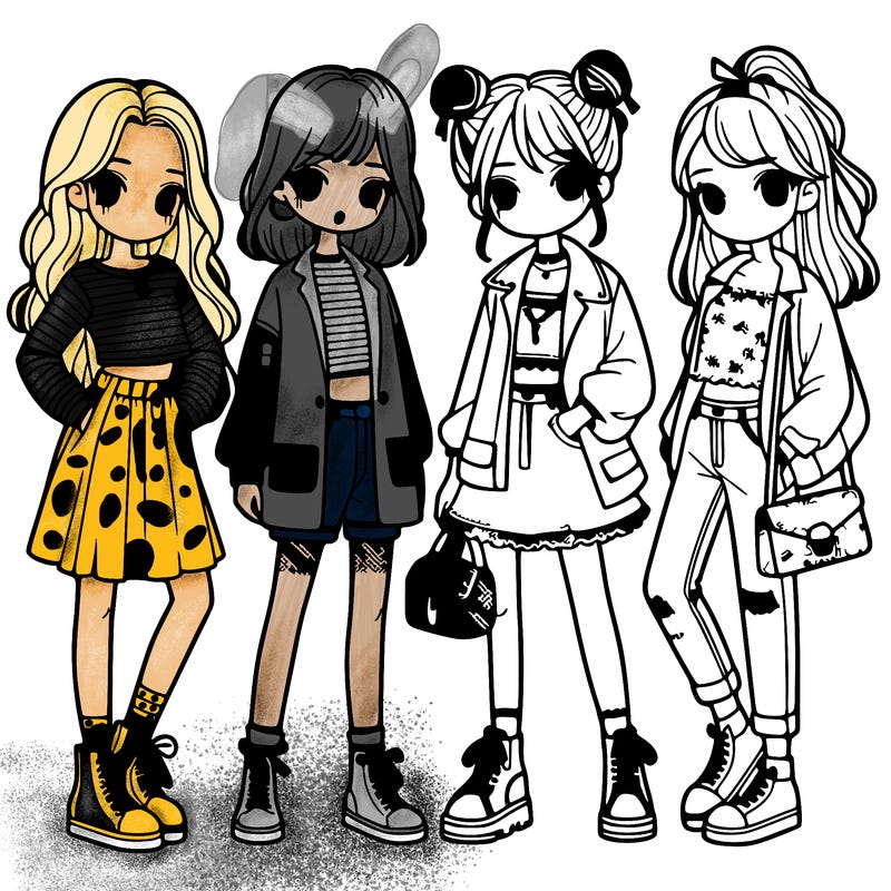 girls with fashion