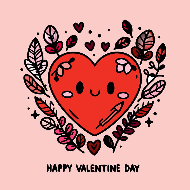 happy valentine day heart