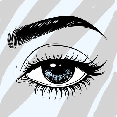 eye closed realistic