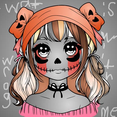 realistic girl halloween