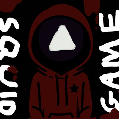 a person with non face waering a hoodie with a small star symbol on the hoodie