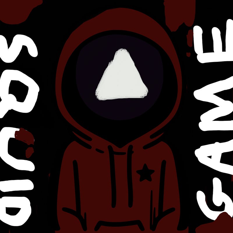 a person with non face waering a hoodie with a small star symbol on the hoodie