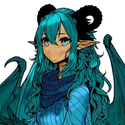 dragon girl realistic fantasy