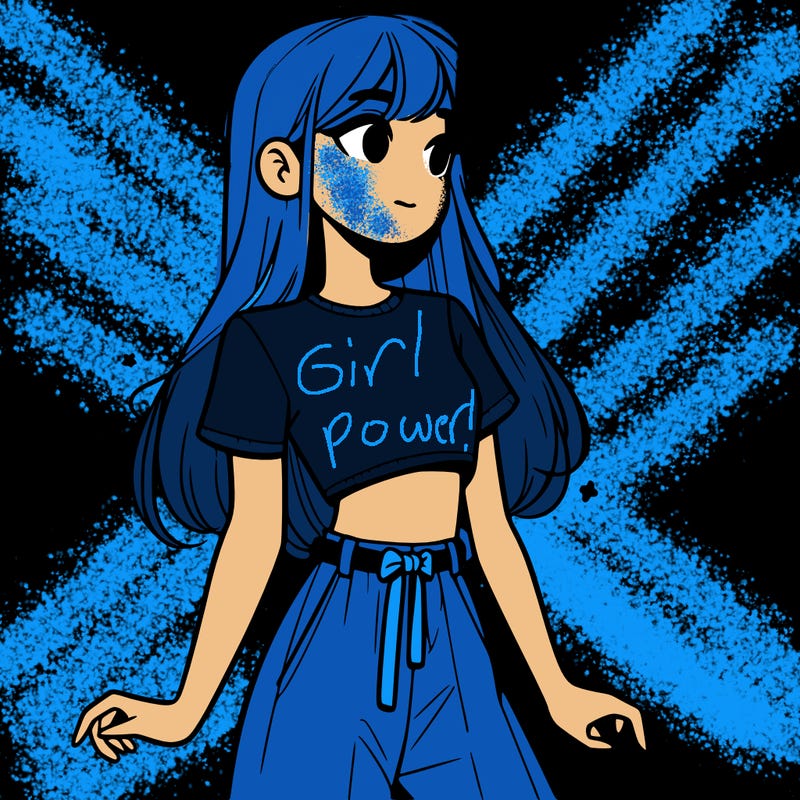 girl in a cute crop top
