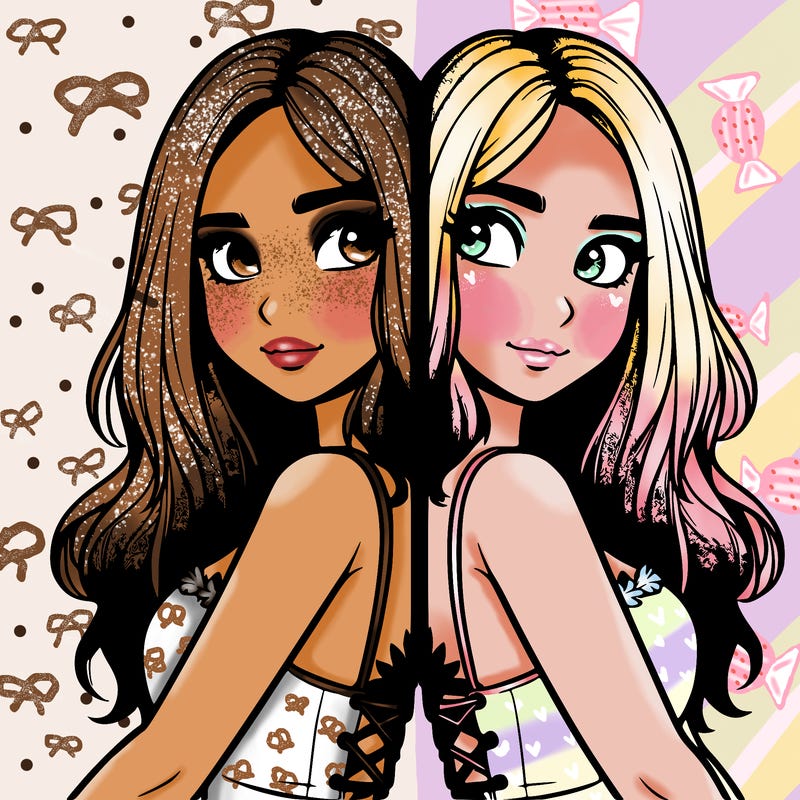 a realistic girl split