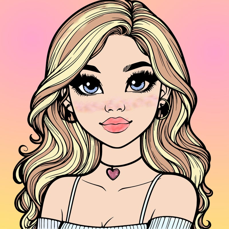 realistic pretty girl