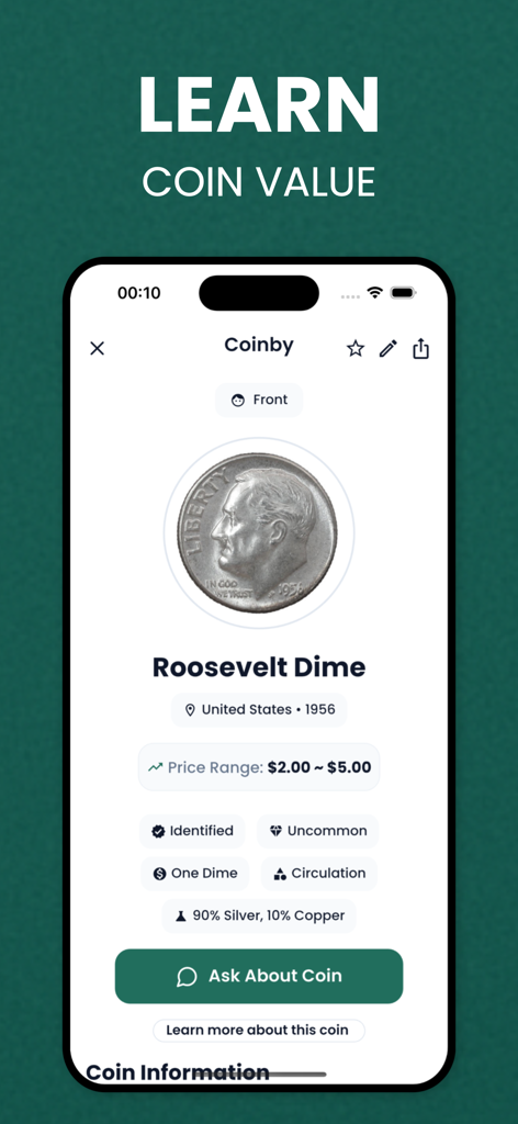 Coin Identifier - Coinby - Utilities App | MWM