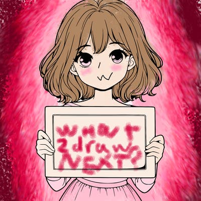 girl holding a blank sign realistic