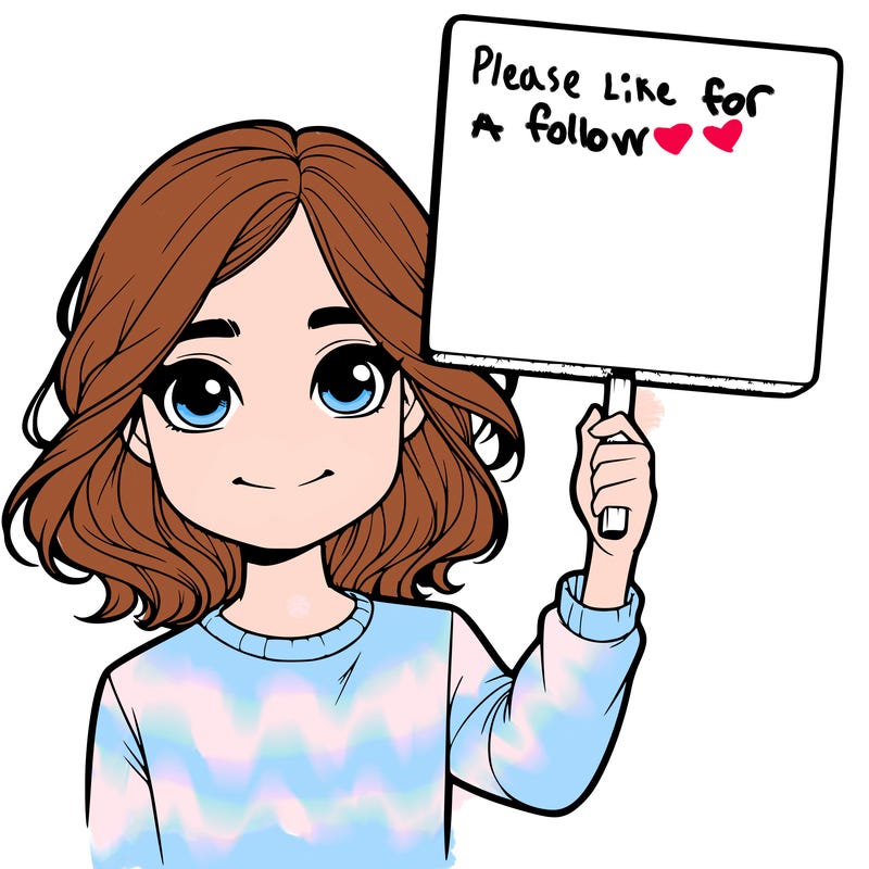 realistic girl holding up a sign