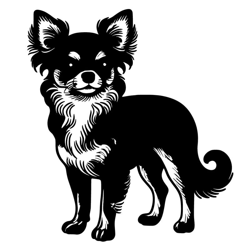 chihuahua,  black and brown