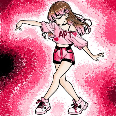 realistic girl danceing