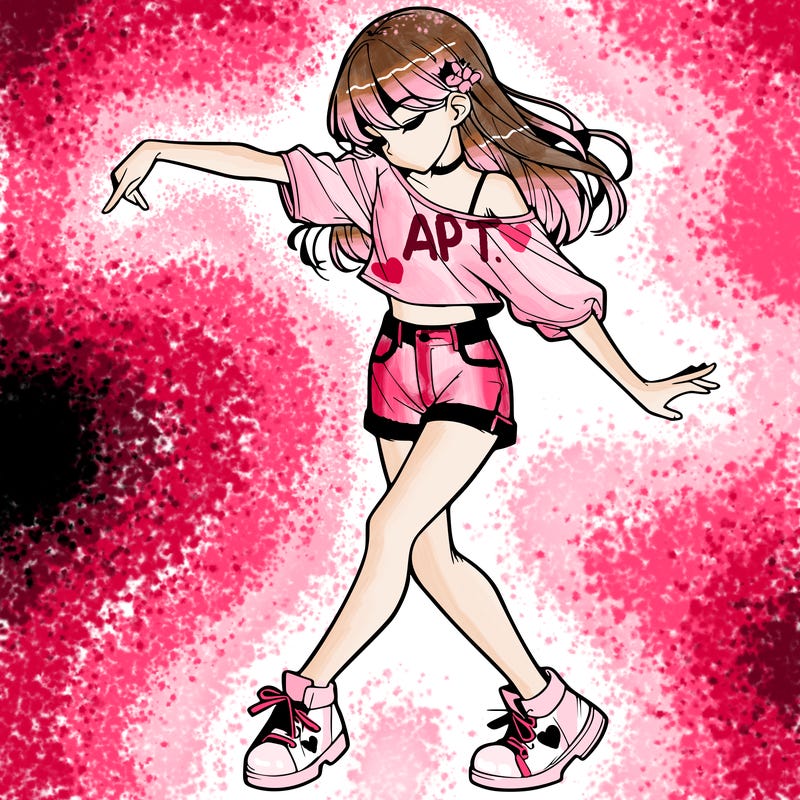 realistic girl danceing