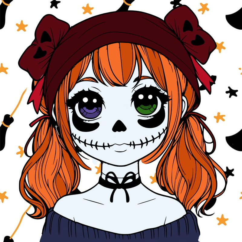 realistic girl halloween
