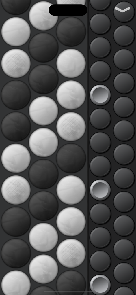 Button Accordion - Interface digital de acordeão de botões com fileiras de botões realistas