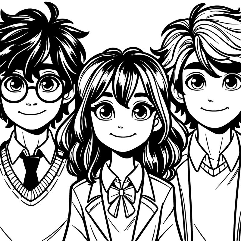 harry potter hermione granger ron wesley