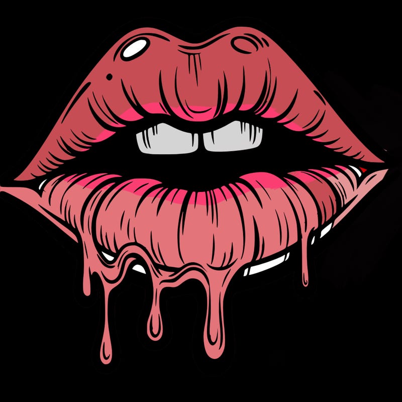 lips that look realistic and drip
