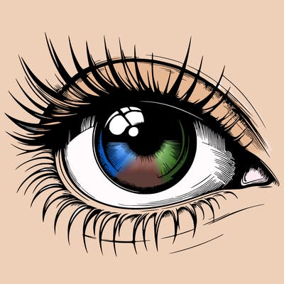 realistic eye